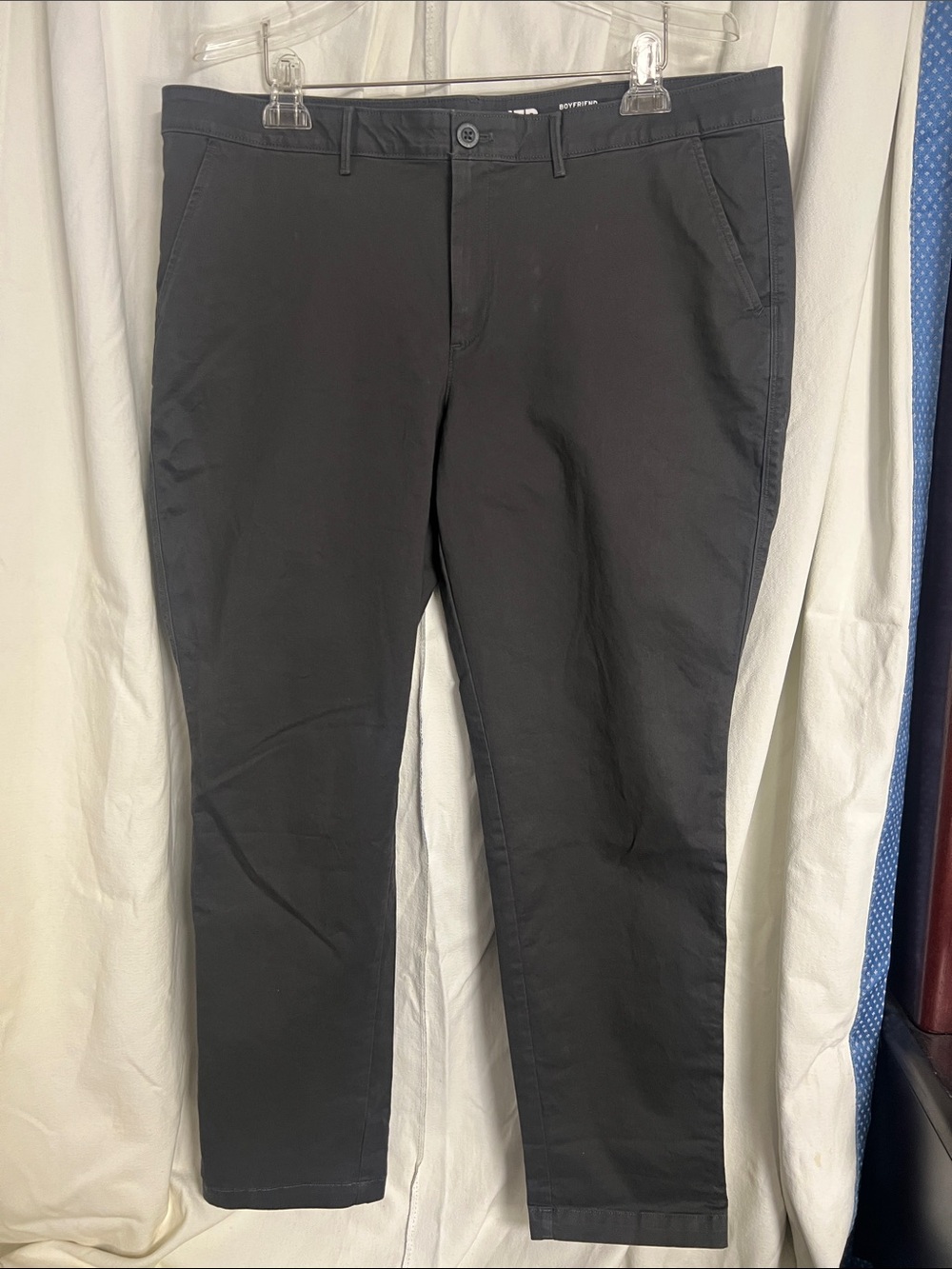 Black Eddie Bauer Womens size 16 Chino Pants - Classic relaxed Straight Fit